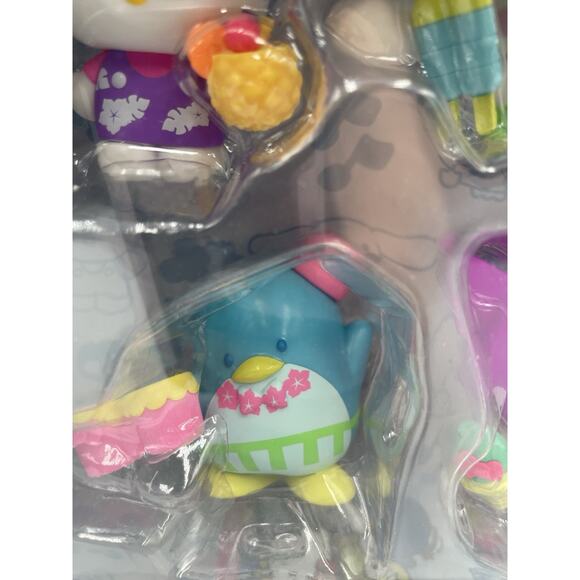 Jazwares Collectible Hello Kitty And Friends 6 Figure Pack Tropical Party Sealed - Picture 7 of 14